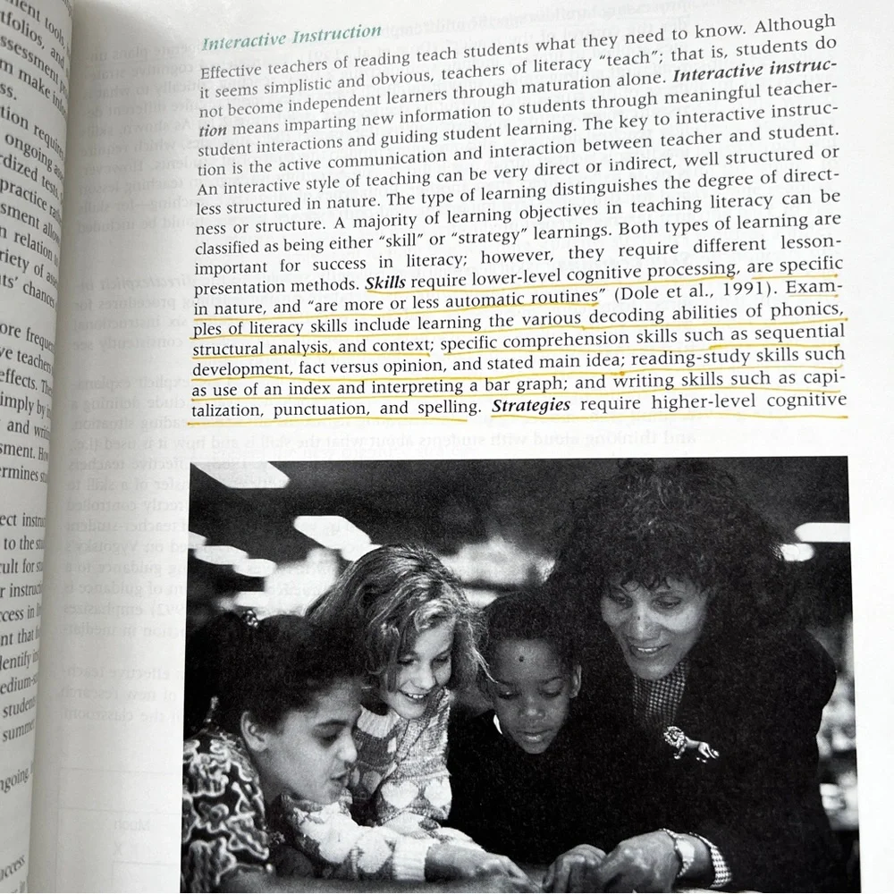Principles and Practices of Teaching Reading textbook 8th edition 1994 Merrill